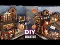 Diy miniature house  memories of cherry blossom alley  relaxing music  what a tiny world