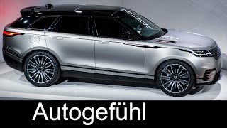 Range Rover Velar Reveal Preview: Exterior, development testing & interior feature