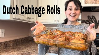 Making Dutch Cabbage Rolls. And much more. Our busy week