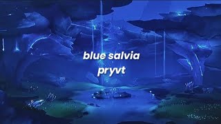 blue salvia - pryvt (sped up lyrics)