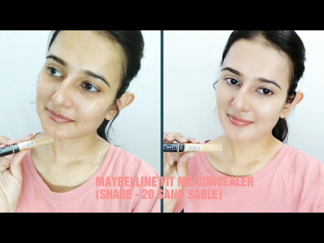 MAYBELLINE FIT ME CONCEALER || SHADE - 20 SAND SABLE || Review & Demo || SWATI BHAMBRA