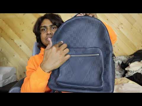 Louis Vuitton Unboxing - Josh Backpack Monogram Canvas Macassar Leather 