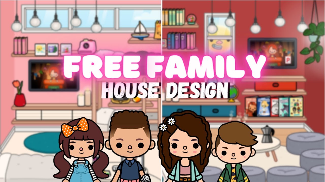 Free bedroom Toca Boca  Free house design, Create your own world