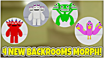 UPDATE 152 🐦 How to get ALL 4 NEW BACKROOMS MORPHS! (GARTEN OF BANBAN MULTIPLE HEADS) - Roblox