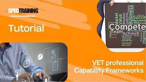 Capability frameworks