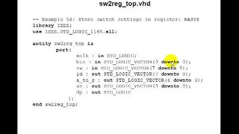 Lesson 85 - Example 56: Loading Switch Data into a Register