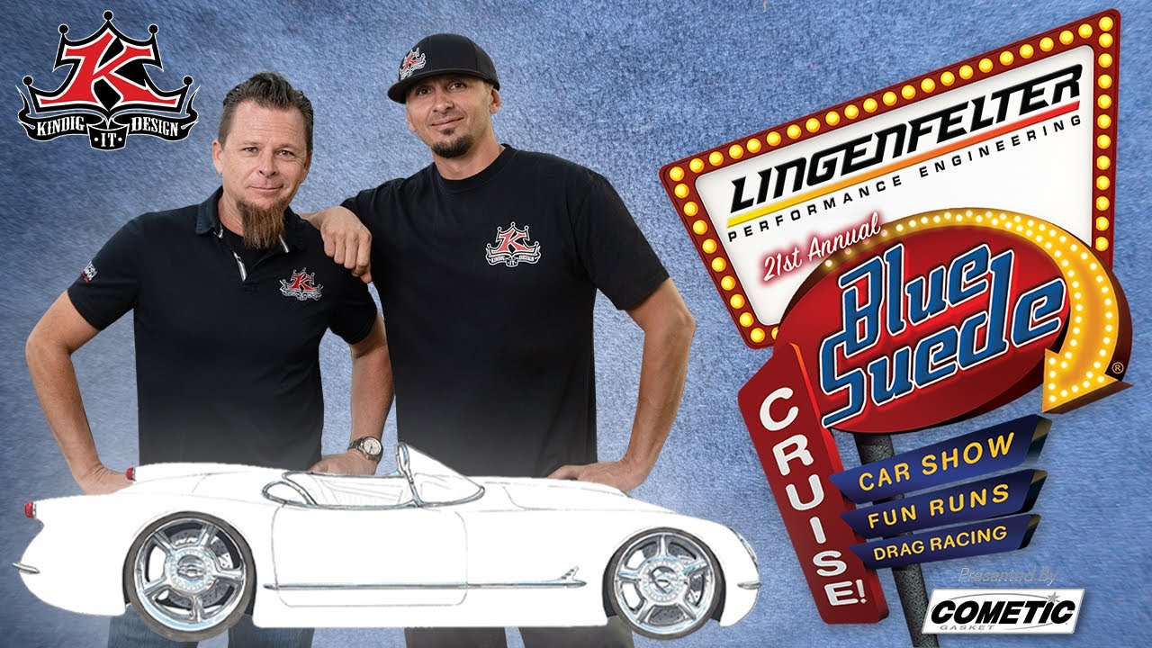 Lingenfelter Blue Suede Cruise 2022 Kindig it Design Coloring Contest 