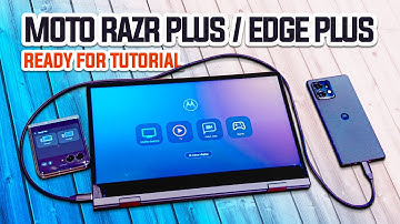 Motorola Ready For On Moto Razr Plus 2023 / Motorola Razr 40 Ultra Tutorial