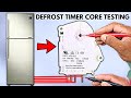 Refrigerator Defrost Timer: Working, Testing & Connections