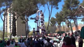 20140406 - 03 - 3d6a - Actuació a Badia del Vallès - Capgirats - Castellers de Castellar