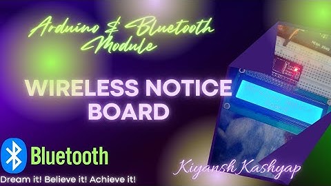Wireless Electronic Notice Board| Speech to Text| using #arduino and Bluetooth module