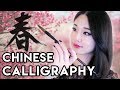 [ASMR] Chinese Calligraphy and Brush Sounds (Seasons)