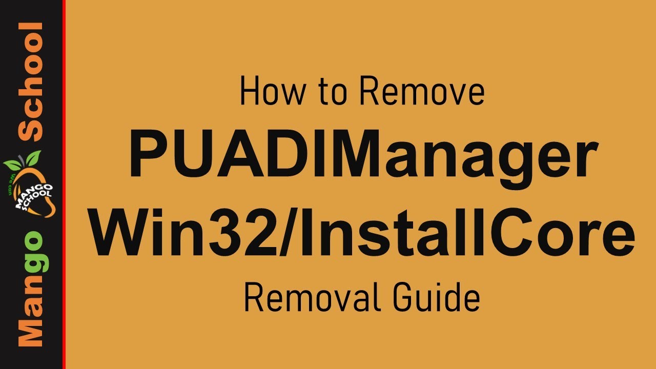 PUADIManager Win32/InstallCore virus Removal YouTube
