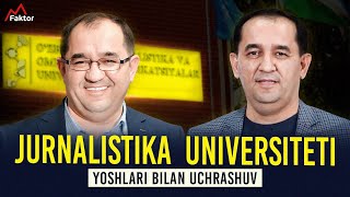 Hasan va Husan Mamasaidovlar Jurnalistika universiteti yoshlari bilan uchrashuvda