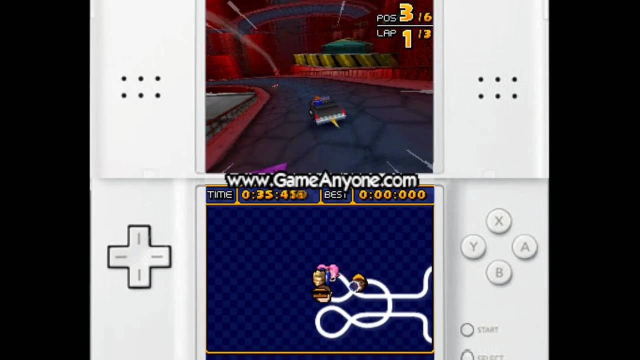 Sonic & Sega All-Stars Racing (DS) walkthrough Part 24 - Egg Cup Pt. 1/2 [Hard Mode]