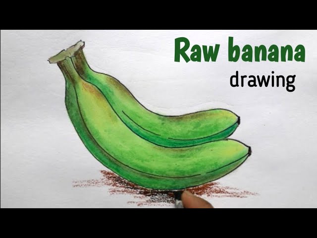 Details 137+ banana easy drawing latest