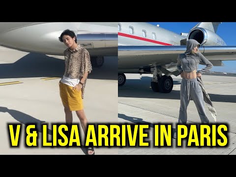 Lisa, V, Park Bo Gum cutest interactions at airport, same private jet  heading to Celine PFW 