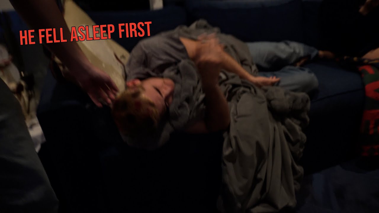 messing with him while he's asleep