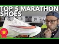 My top 5 shoes for the Marathon | Best running shoes for 26.2 miles | Nike Alphafly Next% ? | eddbud