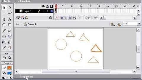 Adobe macromedia Flash Mx Penciltool urdu / hindi  tutorial
