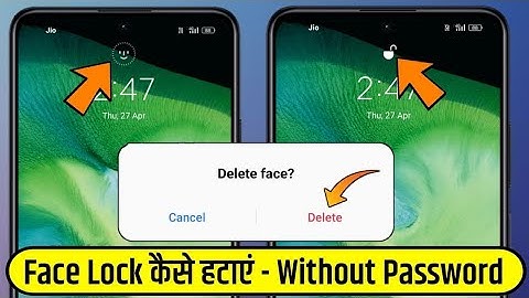 face lock kaise hataye || mobile ka face lock kaise disable kare || face lock delete any mobile