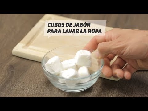 Cubos de jabón para lavar la ropa - YouTube