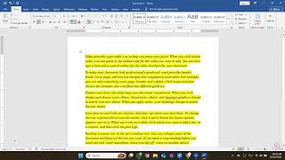 #Overview of Fundamental IT Training (Class-3: MS Word) for CIC Staff