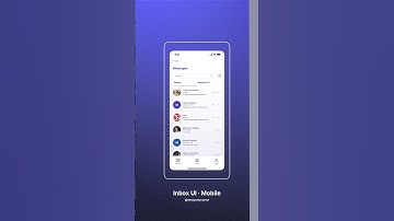 Inbox UI, Mobile #uxdesign #ux #message #inbox #shorts  #crypticcomet