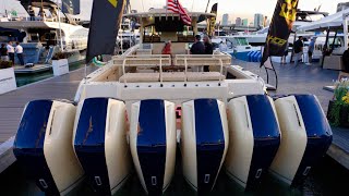 Full Miami Boat Show 2024 WalkThrough and Boat Tours (Mibs 2024/Docks)