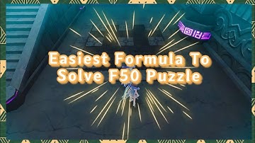 【SAOIF】Formula To Solve F50 Puzzle - Works Every Time!