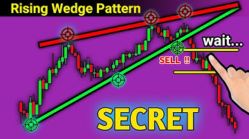 rising wedge pattern | rising wedge pattern in hindi