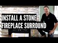 Installing Fireplace Stone (Ledgestone by Realstone System)