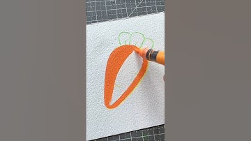ASMR painting carrot | #shorts #asmr