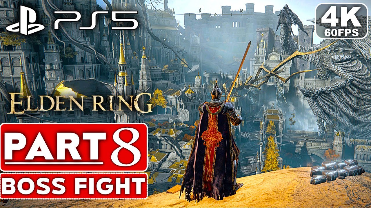 ELDEN RING Gameplay Walkthrough Part 8 BOSS FIGHT FULL GAME [4K 60FPS PS5] - No Commentary - YouTube