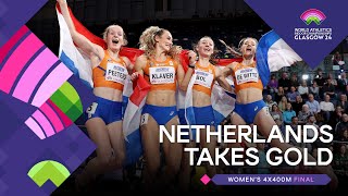 Netherlands reign supreme in 4x400m | World Athletics Indoor Championships Glasgow 24