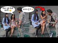 Badmash eating stranger girls food prank zia kamal