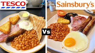 Tesco breakfast Vs Sainsbury's Breakfast - Who Wins?