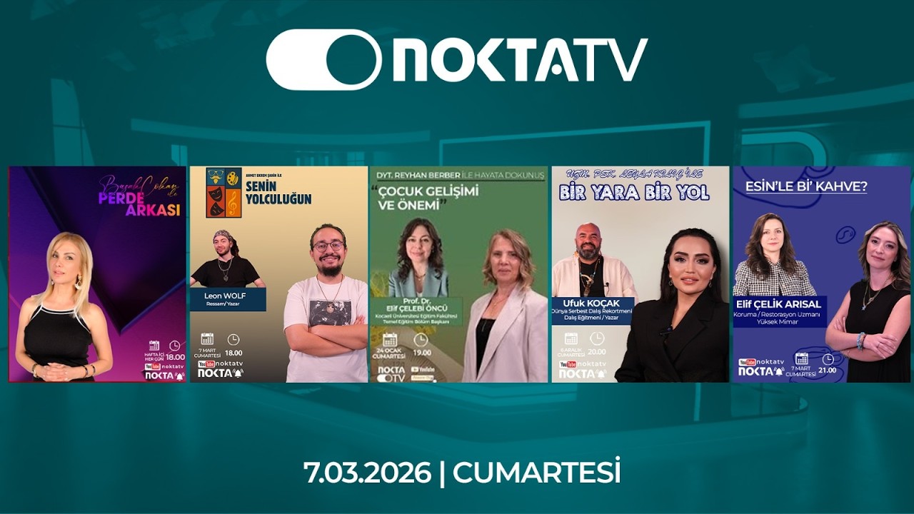 Nokta TV Canlı Yayını | 7 Mart 2026 | Cumartesi | #CanlıYayın