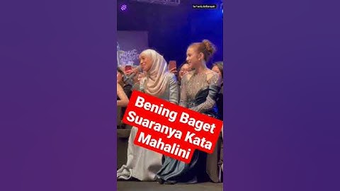 Mahalini kagum dengan suara lesti kejora