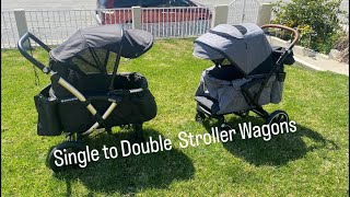 Single to Double Stroller Wagon  Pronto & Larktale