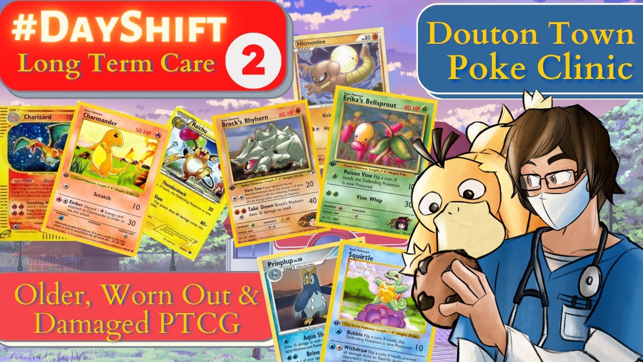 Douton Town Long Term Care Unit 2 Older And Damaged Pokemon Cards A douton-town-long-term-care-unit-2-older-and-damaged-pokemon-cards-a