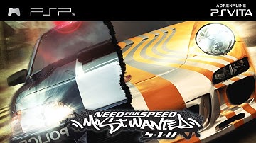 Need for Speed: Most Wanted 5-1-0 PSP - Gameplay on Adrenaline PS Vita [No Commentary]