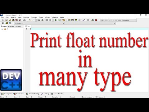 How to print the float number in various method in c programming