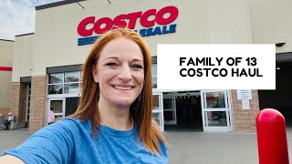 FAMILY OF 13 COSTCO HAUL
