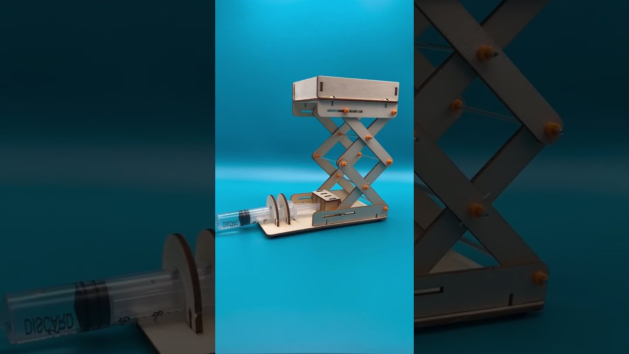 Dive Into The Magic Of Our DIY Hydraulic Lift And Power Liquid Physics With YoungInventors 