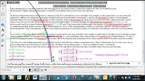 Geometry (older)  Hyperbolic Distance