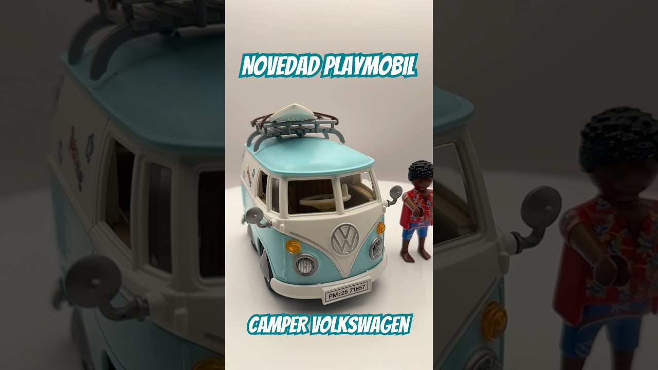 🚌 Unboxing Playmobil VW T1 Camper (71857)  🏄‍♂️ Novedades Playmobil 