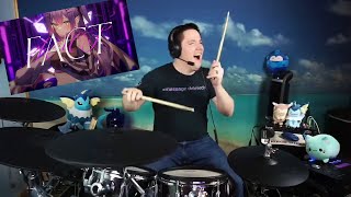 The8BitDrummer - Drum Cover of “FACT” by Tokoyami Towa!