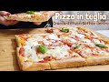 PIZZA IN TEGLIA CROCCANTE FUORI MORBIDA DENTRO🍕ricetta perfetta🍕CRISPY PIZZA OUTSIDE SOFT INSIDE