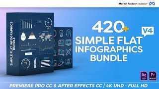 Simple Flat Infographics Bundle Videohive 22266430 free